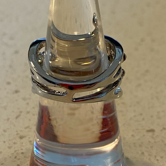 stunning sterling silver over copper ring with zicron Stones a… - Picture 11 of 15